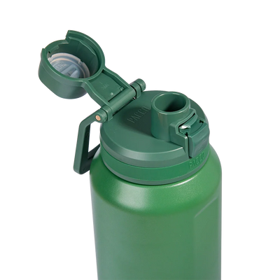 Garrafa térmica Nexa 1000ml da PACCO na cor verde militar