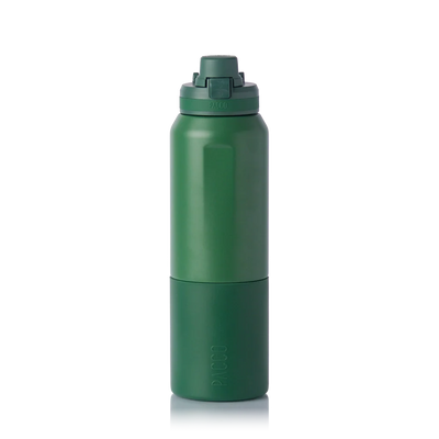 Garrafa térmica Nexa 1000ml da PACCO na cor verde militar