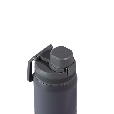 Garrafa térmica Nexa 440ml da PACCO na cor cinza