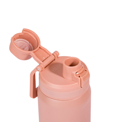 Garrafa Térmica Nexa 440 ml PACCO Clay, com a tampa aberta, foto 5 de 63