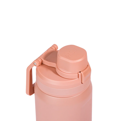 Garrafa Térmica Nexa 440 ml PACCO Clay, vista frontal com tampa fechada, foto 6 de 63