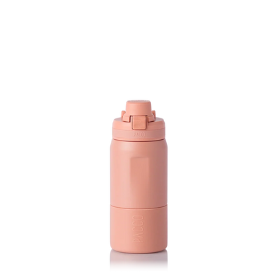 Garrafa Térmica Nexa 440 ml PACCO Clay, vista frontal com tampa fechada, foto 7 de 63