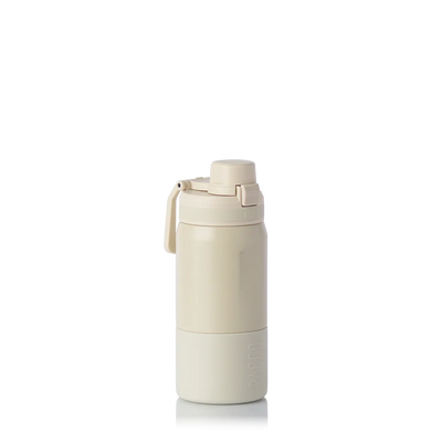 Garrafa térmica Nexa 440ml PACCO na cor creme