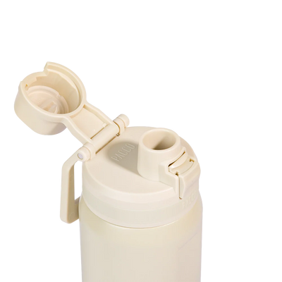 Garrafa térmica Nexa 440ml PACCO na cor creme