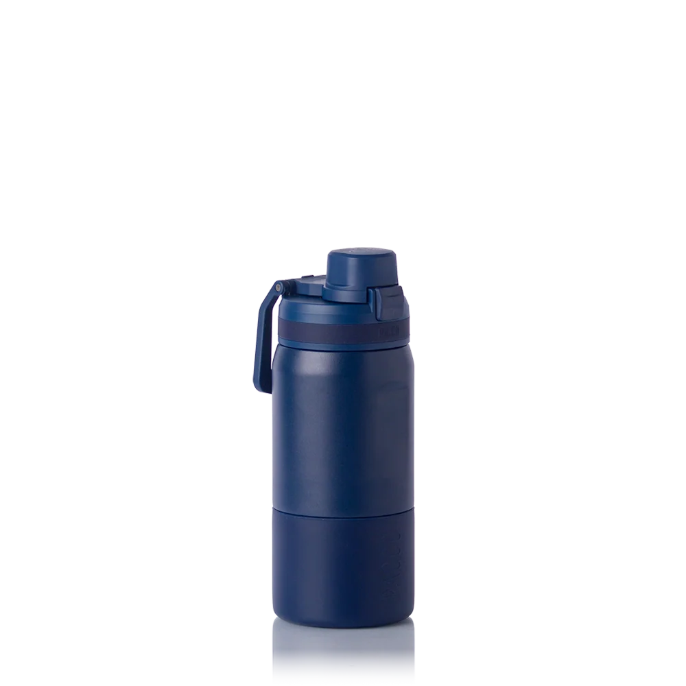 Garrafa térmica Nexa 440ml PACCO na cor marinho