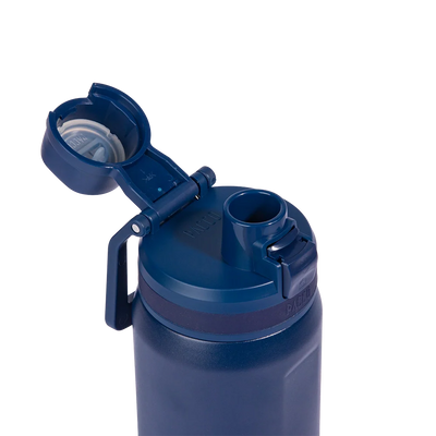 Garrafa térmica Nexa 440ml PACCO na cor marinho