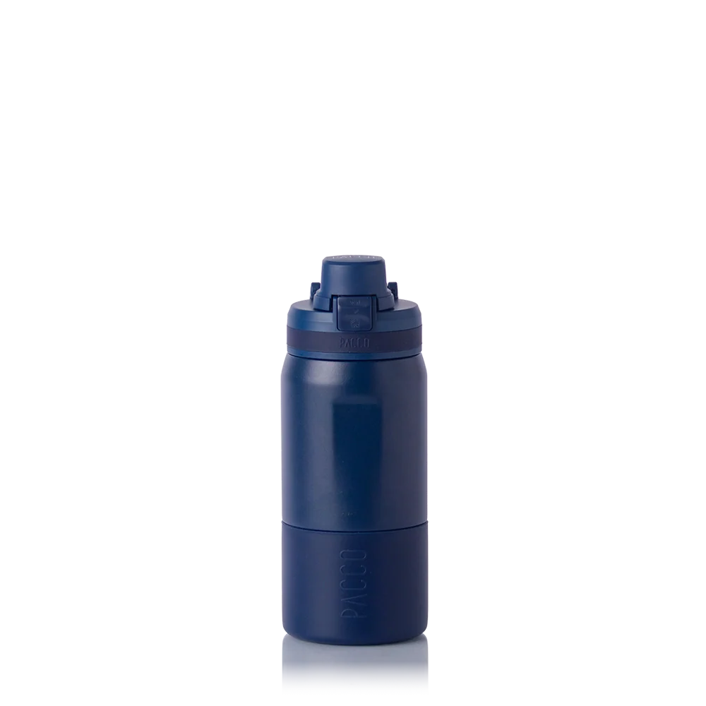 Garrafa térmica Nexa 440ml PACCO na cor marinho
