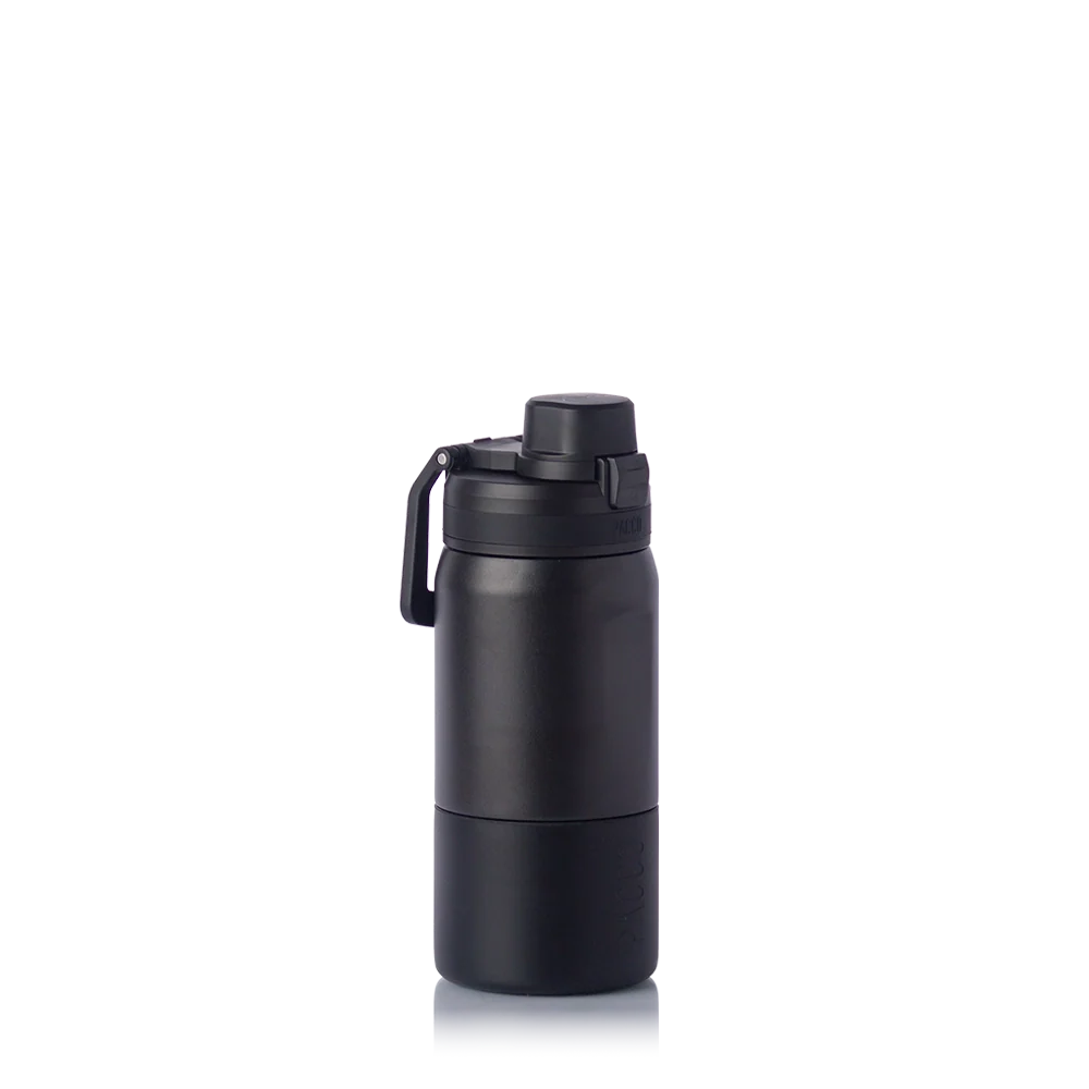 Garrafa térmica Nexa 440ml da PACCO na cor preta