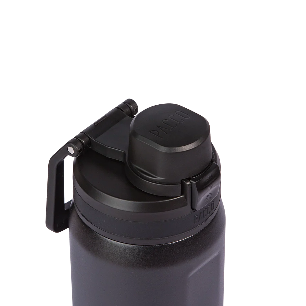 Garrafa térmica Nexa 440ml da PACCO na cor preta