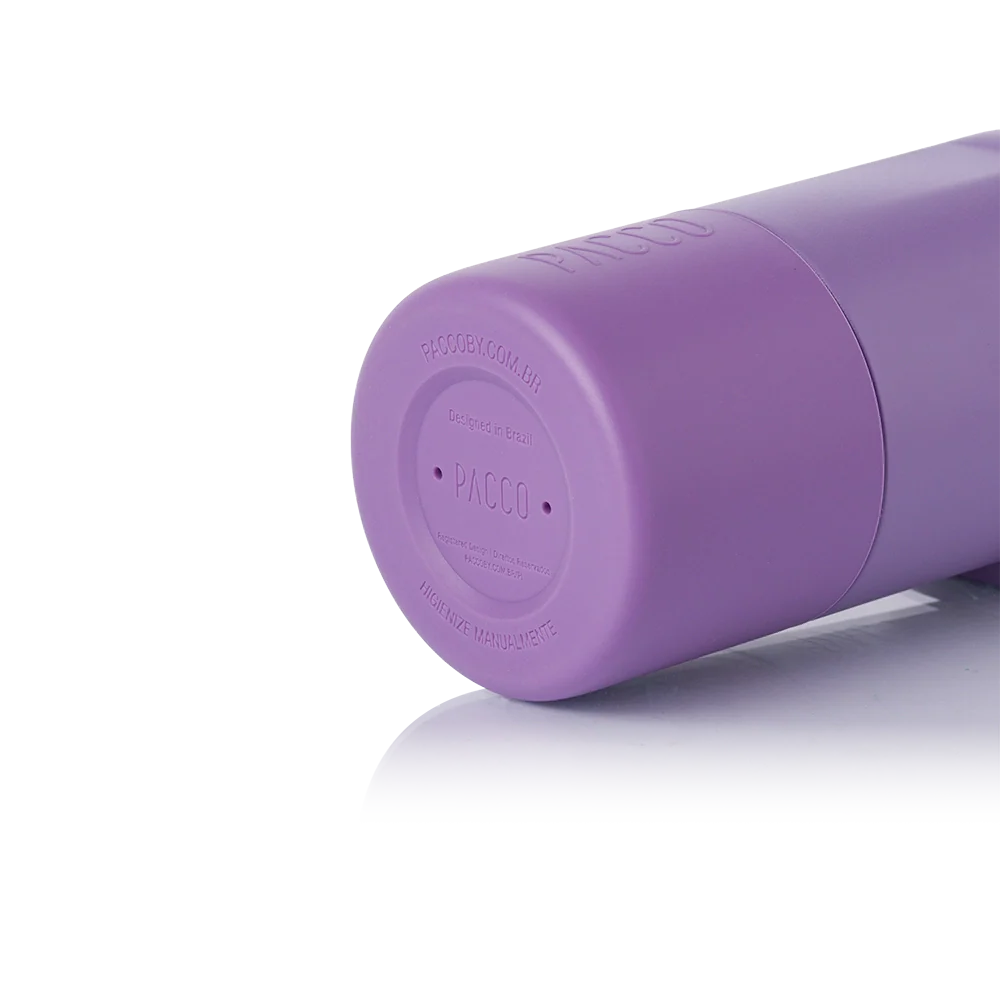 Garrafa Térmica Nexa 440 ml PACCO Purple Haze, vista da base