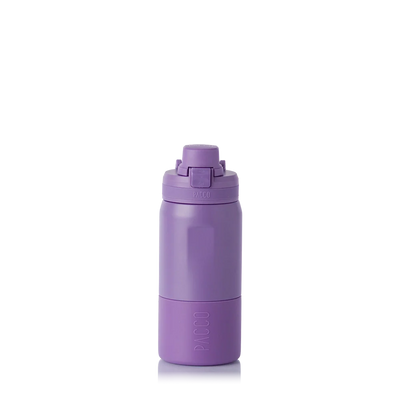 Garrafa Térmica Nexa 440 ml PACCO Purple Haze, vista frontal com tampa fechada, foto 55 de 63
