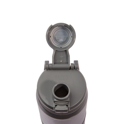 Garrafa térmica Nexa 600ml da PACCO na cor cinza