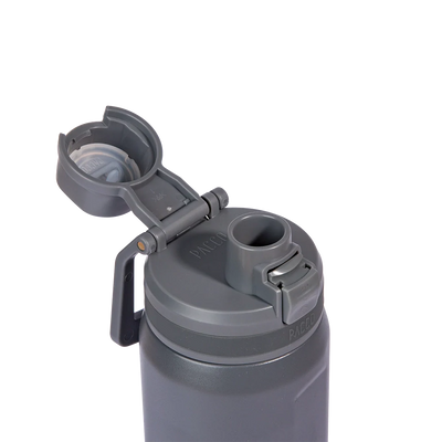 Garrafa térmica Nexa 600ml da PACCO na cor cinza