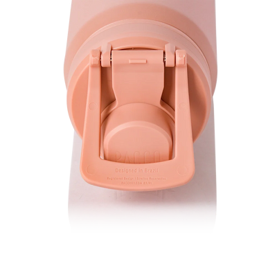 Garrafa térmica Nexa 600ml da PACCO na cor clay
