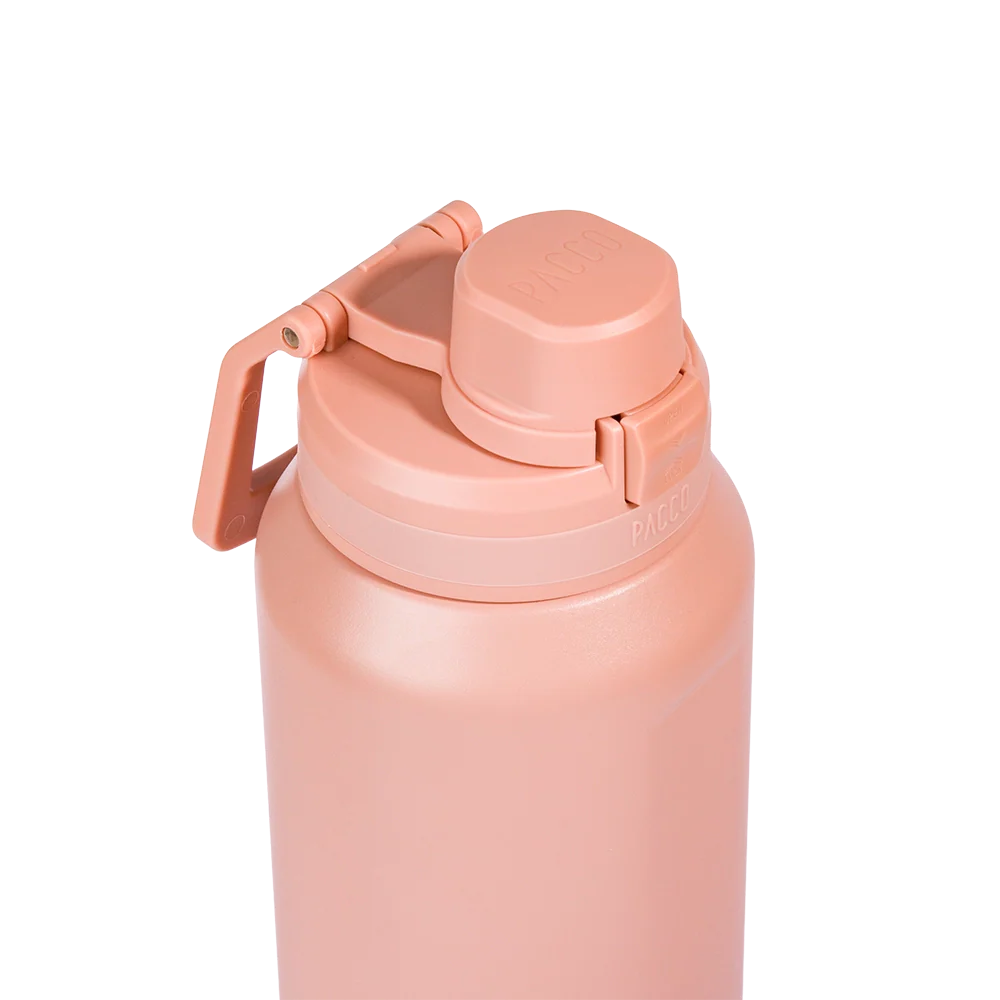 Garrafa térmica Nexa 600ml da PACCO na cor clay