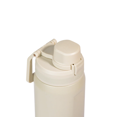 Garrafa térmica Nexa 600ml da PACCO na cor creme