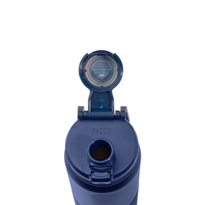 Garrafa térmica Nexa 600ml da PACCO na cor marinho