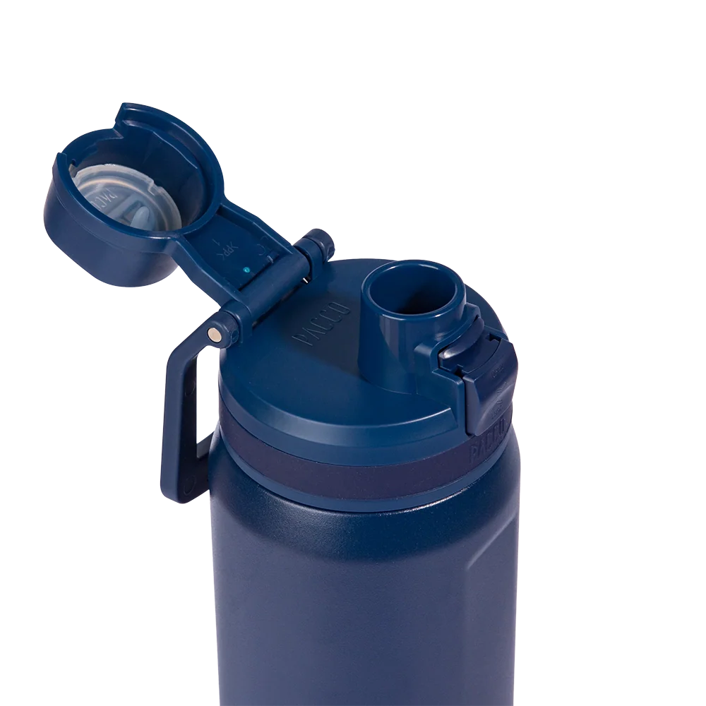Garrafa térmica Nexa 600ml da PACCO na cor marinho