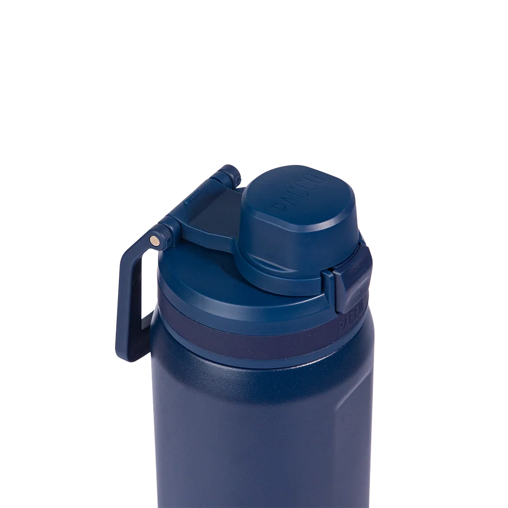 Garrafa térmica Nexa 600ml da PACCO na cor marinho