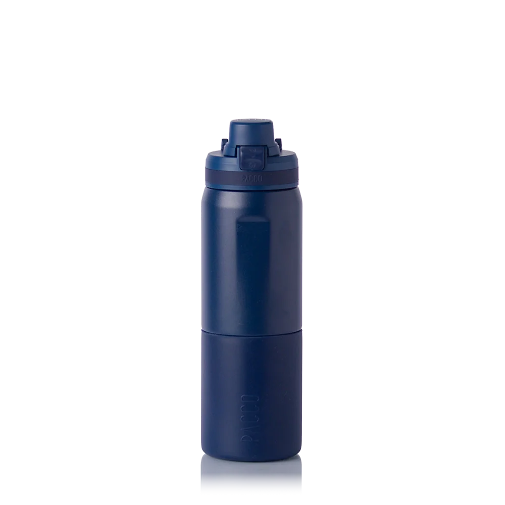 Garrafa térmica Nexa 600ml da PACCO na cor marinho