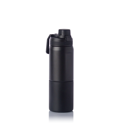 Garrafa térmica Nexa 600ml PACCO na cor preta