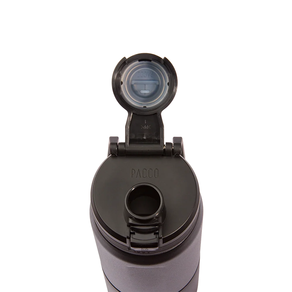 Garrafa térmica Nexa 600ml PACCO na cor preta