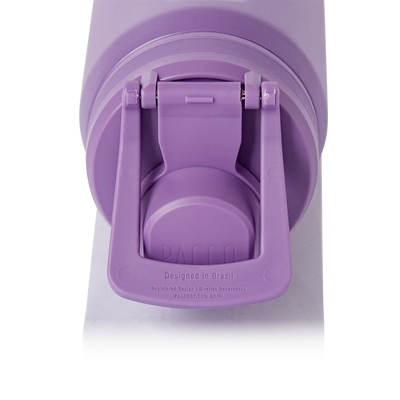 Garrafa Térmica Nexa 600 ml PACCO Purple haze, detalhe da alça