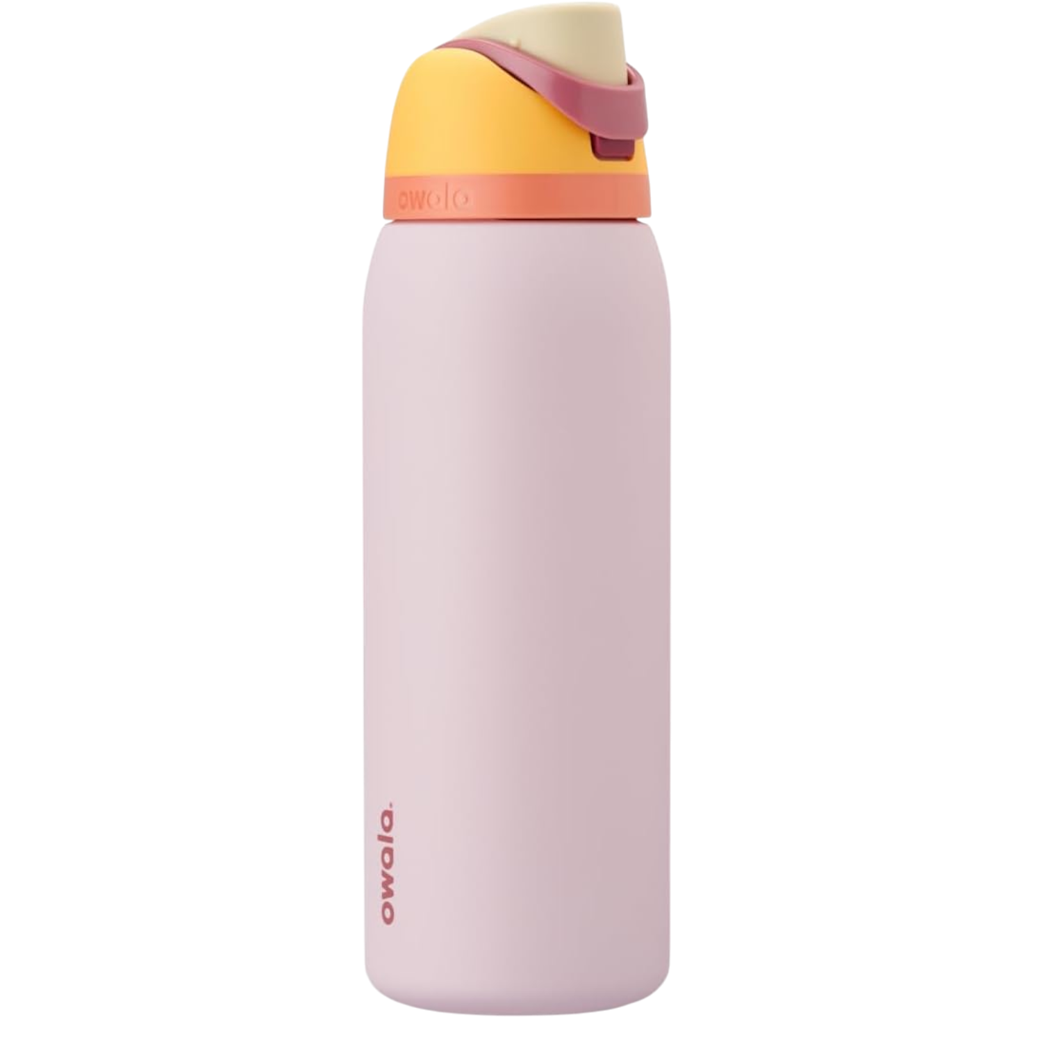 Garrafa Térmica Owala FreeSip - 1180ml | 40oz rosa com tampa resistente a vazamentos, design moderno para bebidas frias ou quentes.