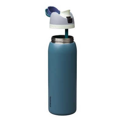 Garrafa Térmica Owala FreeSip 1180 ml (40 oz) Denim, com a tampa aberta, foto 84 de 93