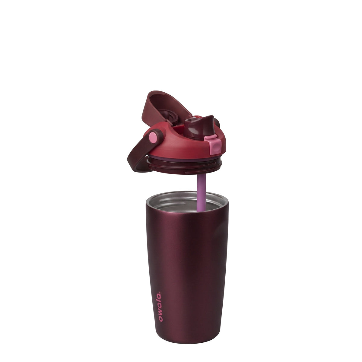 Garrafa Térmica Owala FreeSip Sway - 532ml na cor Black Cherry