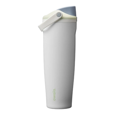 Garrafa Térmica Owala FreeSip Sway - 887ml em aço inox com isolamento triplo e design ergonômico, ideal para manter bebidas geladas.