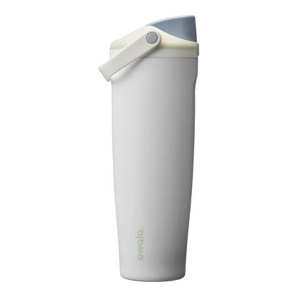 Garrafa Térmica Owala FreeSip Sway - 887ml em aço inox com isolamento triplo e design ergonômico, ideal para manter bebidas geladas.