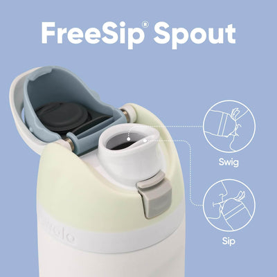 Garrafa térmica Owala FreeSip 710ml com bico inteligente para beber de duas formas, ideal para hidratação prática e moderna.