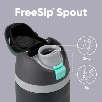 Garrafa Térmica Owala FreeSip - 710ml | 24oz com bico FreeSip para beber em duas formas: canudo embutido e bocal inclinado. Design inteligente.