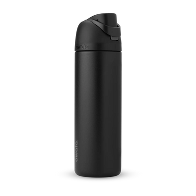 Garrafa Térmica Owala FreeSip - 710ml | 24oz preta com design inteligente e duas formas de beber.