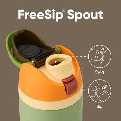 Garrafa Térmica Owala FreeSip - 710ml | 24oz com bico FreeSip para beber de duas formas: pelo canudo ou diretamente pelo bocal.