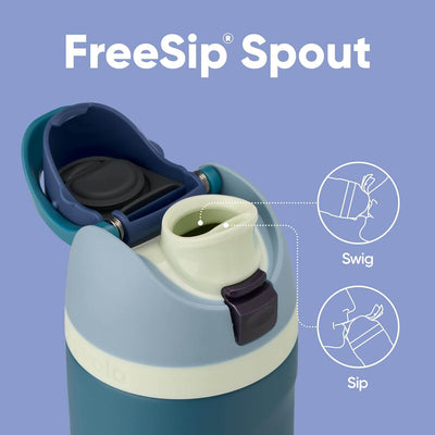 Garrafa Térmica Owala FreeSip - 710ml | 24oz com bico FreeSip para duas formas de beber: pelo canudo embutido ou bocal inclinado.