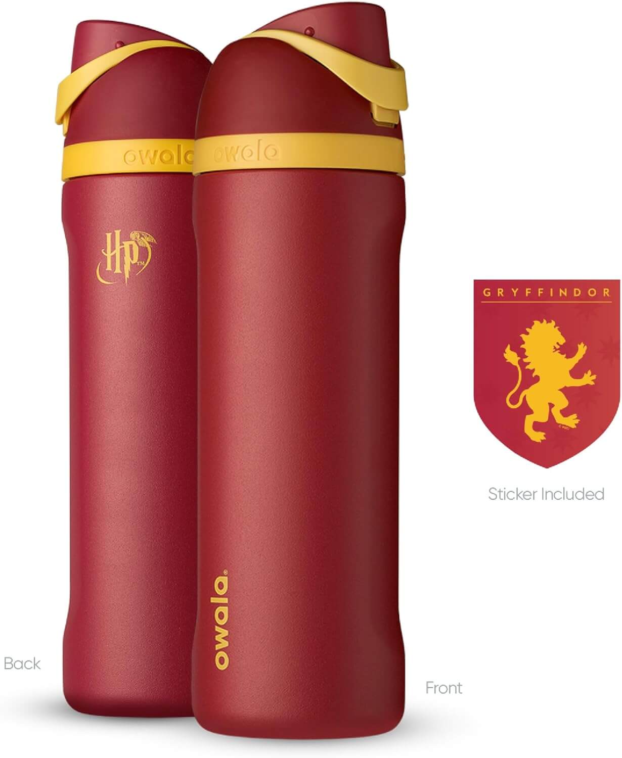 Garrafa Térmica Owala FreeSip - 710ml | 24oz vermelha, design com logotipo, ideal para hidratação com canudo embutido e bocal inclinado.