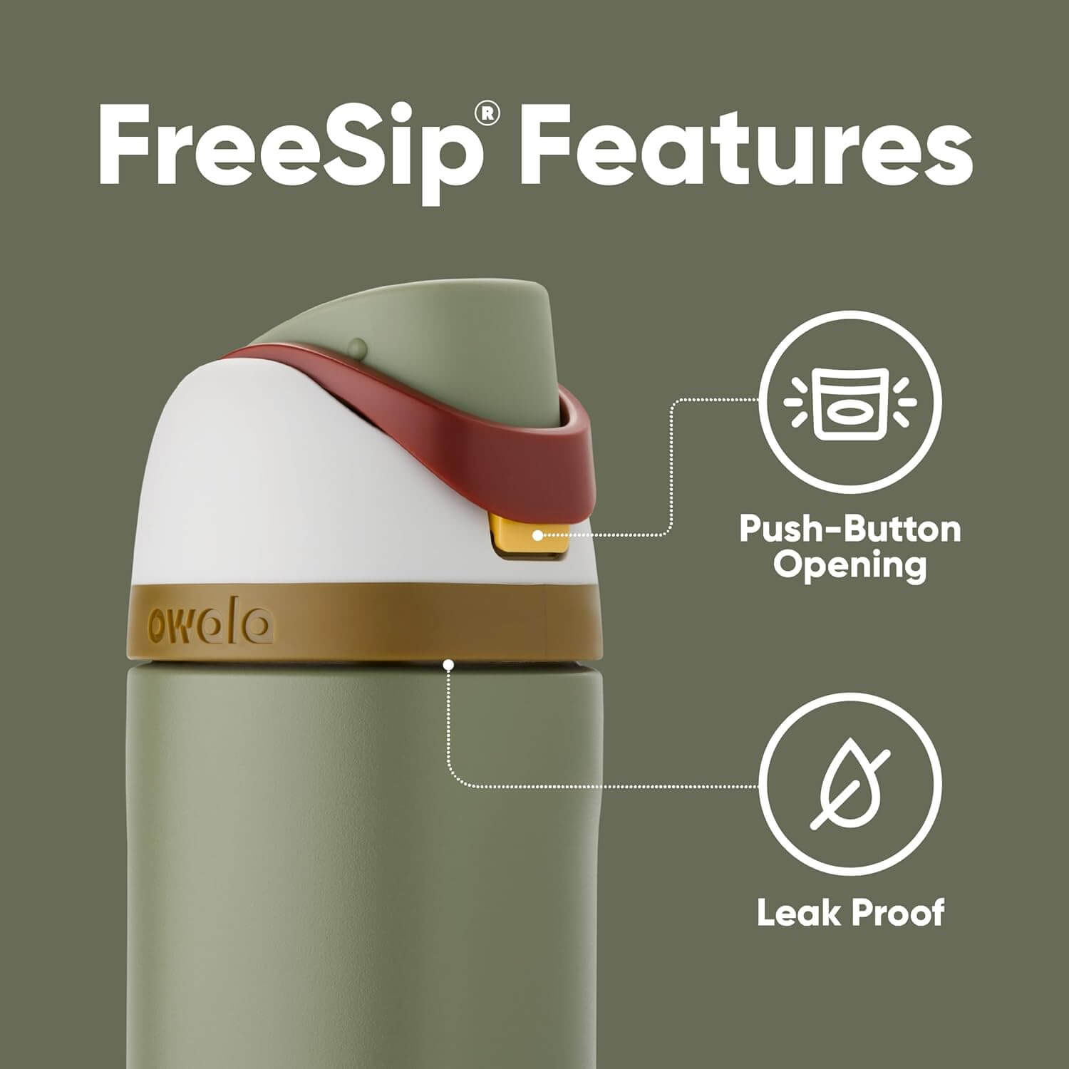 Garrafa Térmica Owala FreeSip - 710ml | 24oz