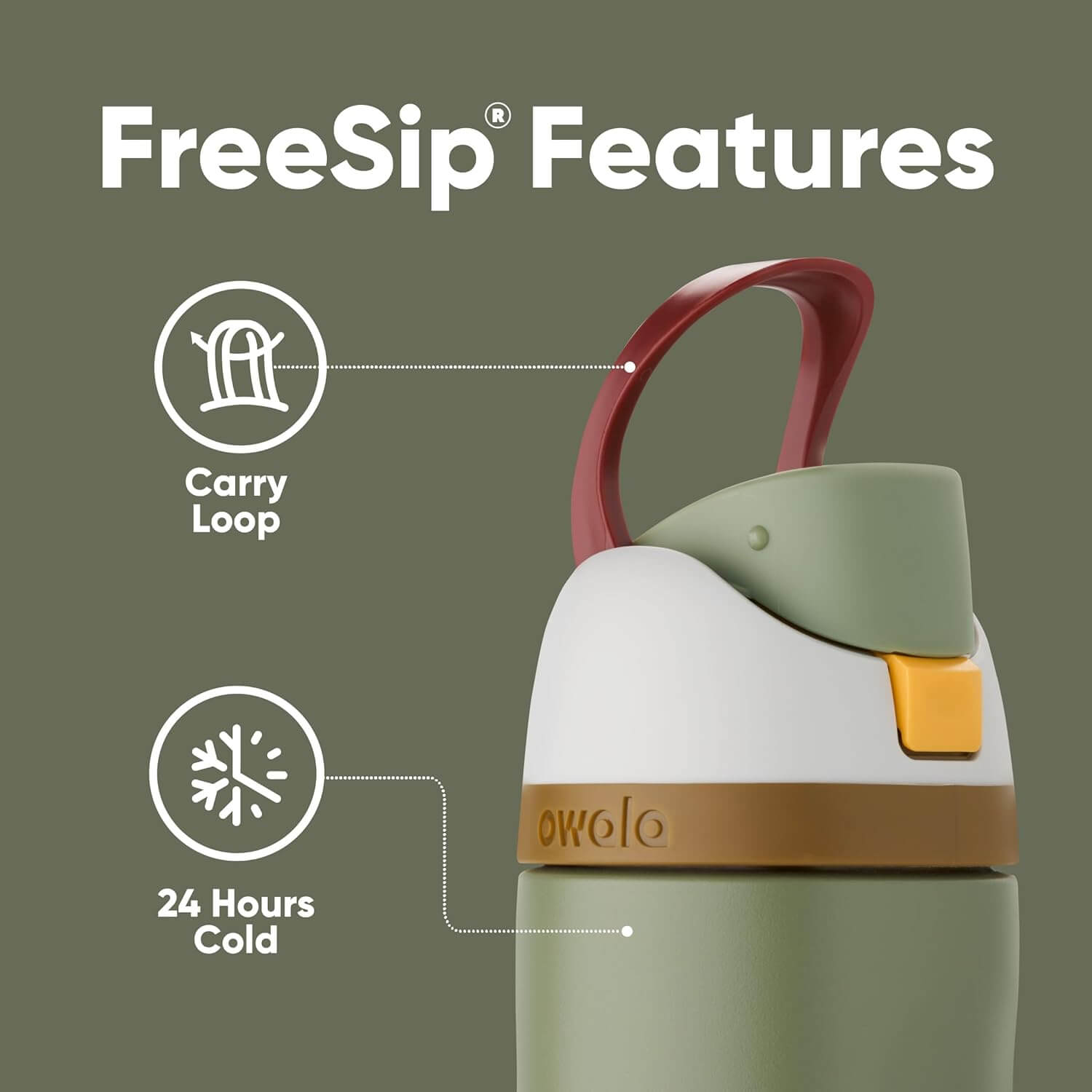 Garrafa Térmica Owala FreeSip - 710ml | 24oz