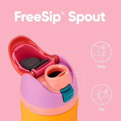Garrafa Térmica Owala FreeSip - 710ml | 24oz com design de bico patenteado FreeSip. Duas formas de beber: pelo canudo e pelo bocal inclinado.