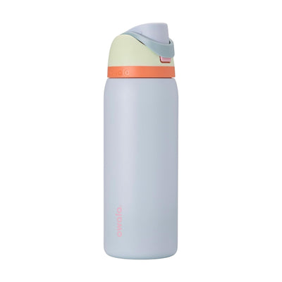 Garrafa Térmica Owala FreeSip 946 ml (32 oz) Beach House, vista frontal com tampa fechada