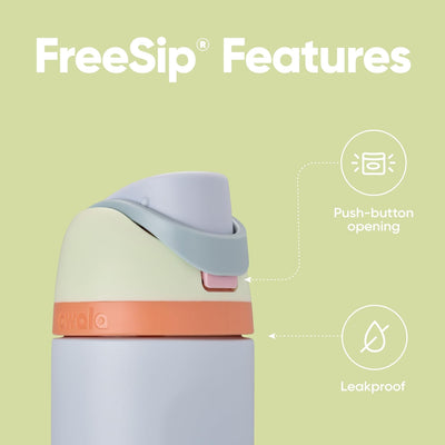 Garrafa Térmica Owala FreeSip 946 ml (32 oz) Beach House, infográfico com as características, foto 89 de 141