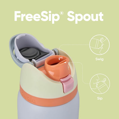 Garrafa Térmica Owala FreeSip 946 ml (32 oz) Beach House, infográfico com as características, foto 91 de 141