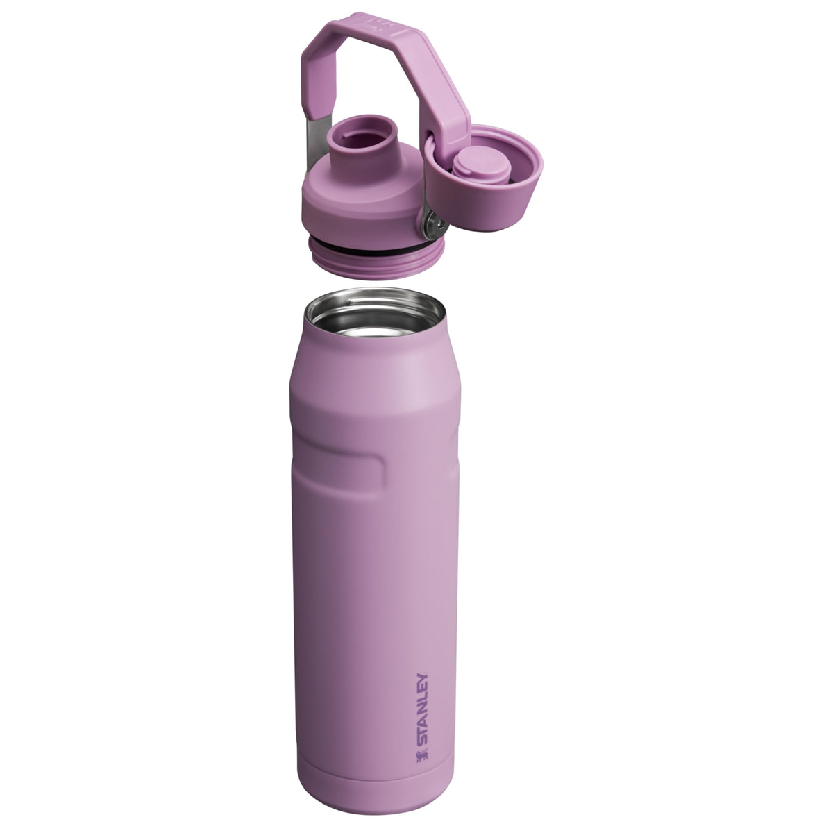 Garrafa Térmica Stanley Aerolight™ Fast Flow 1,1 L Lilac, com a tampa aberta, foto 35 de 63