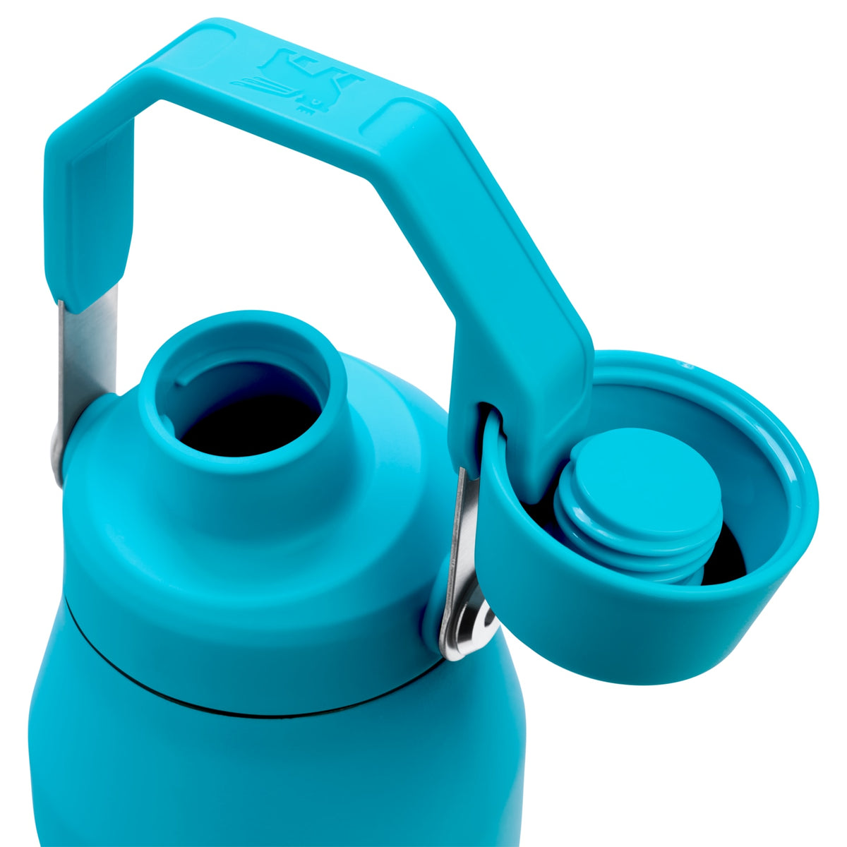 Garrafa Térmica Stanley Aerolight™ Fast Flow 1,1 L Splash, com a tampa aberta