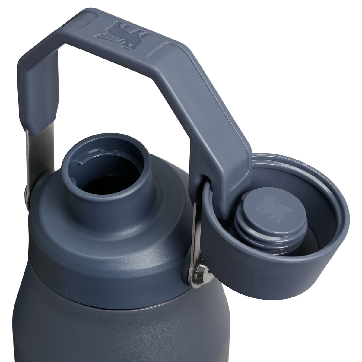 Garrafa Térmica Stanley Aerolight™ Fast Flow 1,1 L Twilight, com a tampa aberta