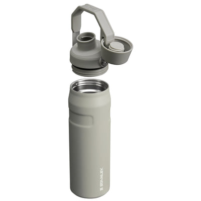 Garrafa Térmica Stanley Aerolight™ Fast Flow 710 ml Ash, com a tampa aberta