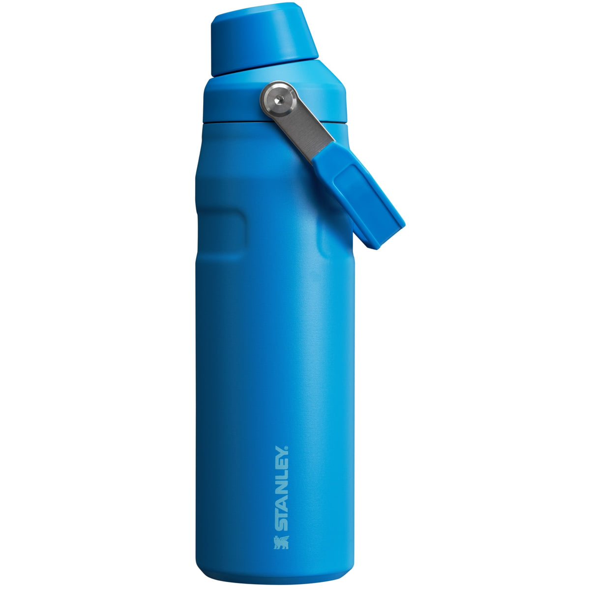 Garrafa Térmica Stanley Aerolight™ Fast Flow 710 ml Azure, vista frontal com tampa fechada