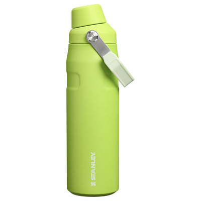 Garrafa Térmica Stanley Aerolight™ Fast Flow 710 ml Chartreuse, vista frontal com tampa fechada